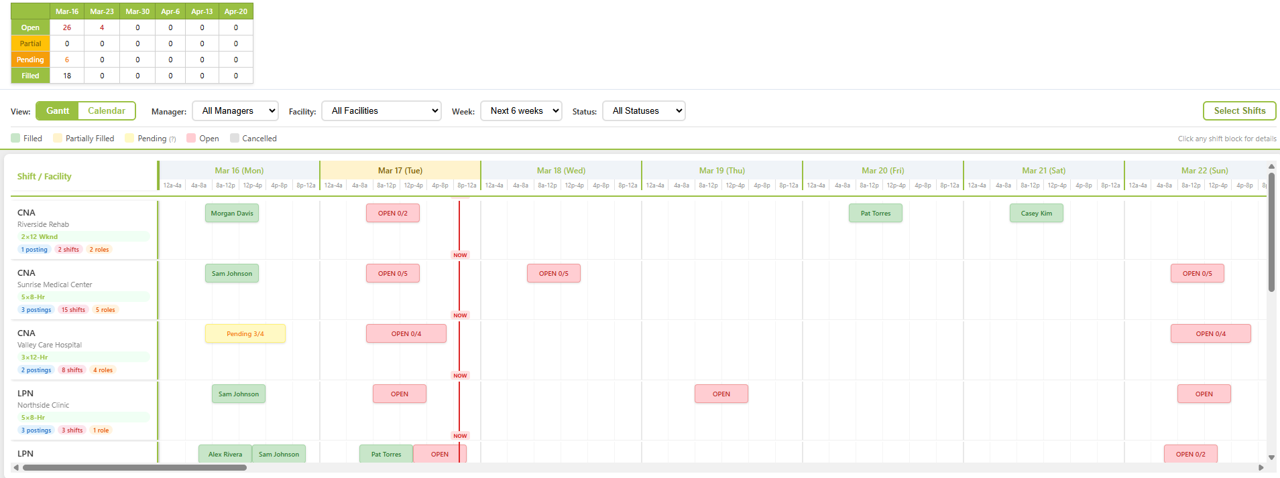 Workforce Scheduling Platform